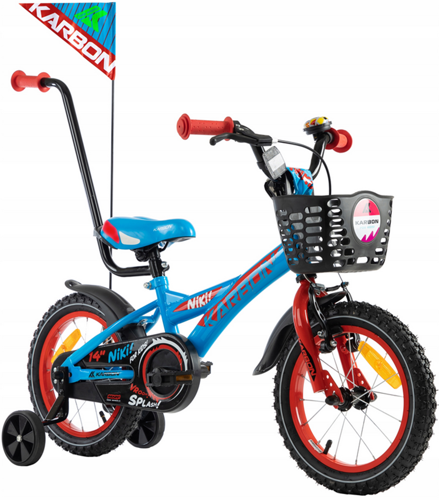 Rower 14 Karbon Niki Niebieski Polski