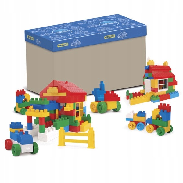 

Wader 80123 Klocki 350 elementów Blocks Dom Auto