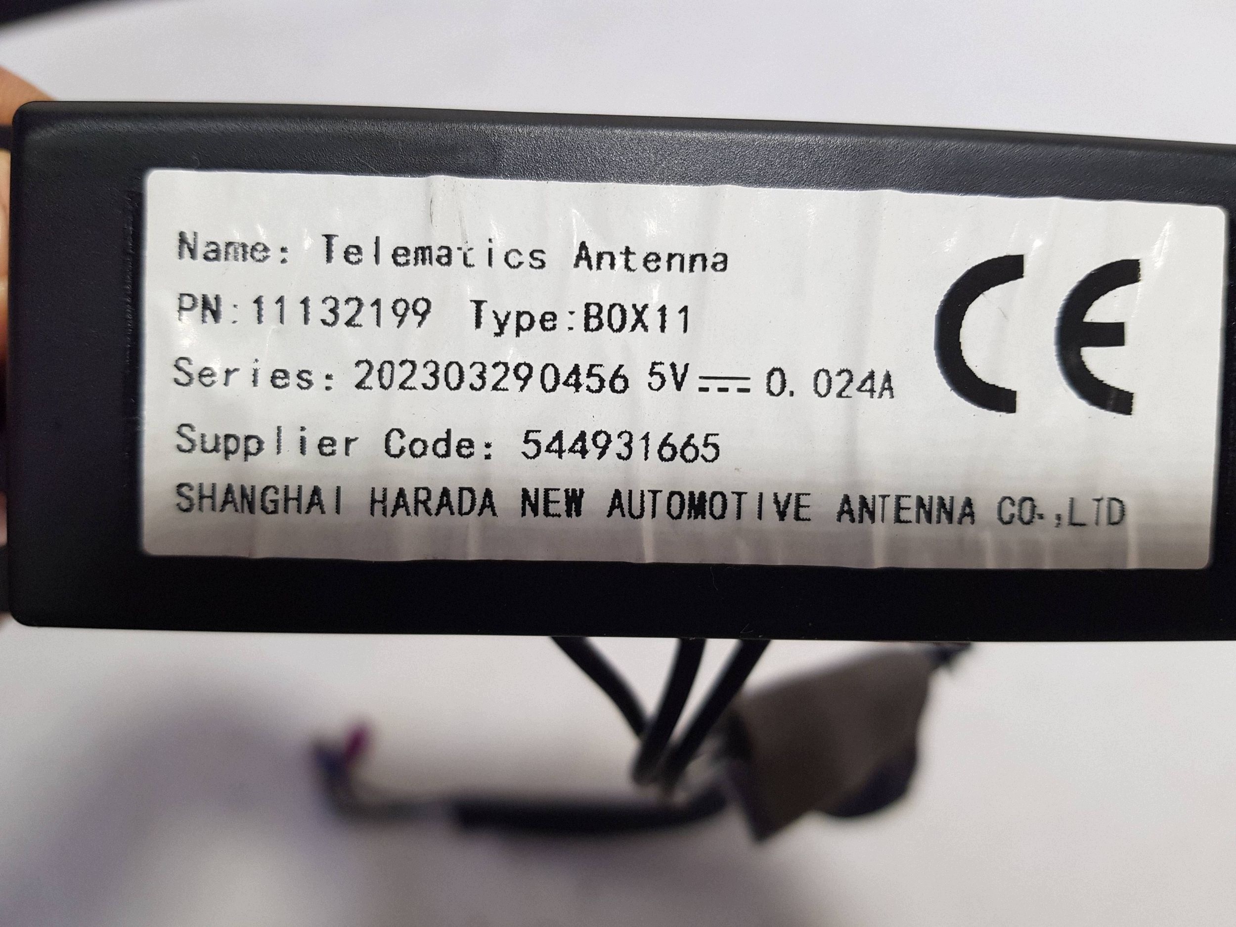 Antenne Interne MG MG4 ev 11132199