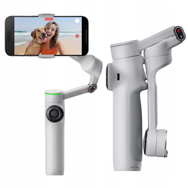 Gimbal Ruční Stabilizátor Insta360 Flow 2 Pro Standardní sada Šedá