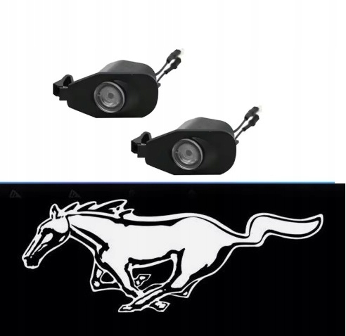 Mi-Parts Ford Mustang 2013-2022 Projektory Led Logo 3D Hd so zrkadlami Kpl