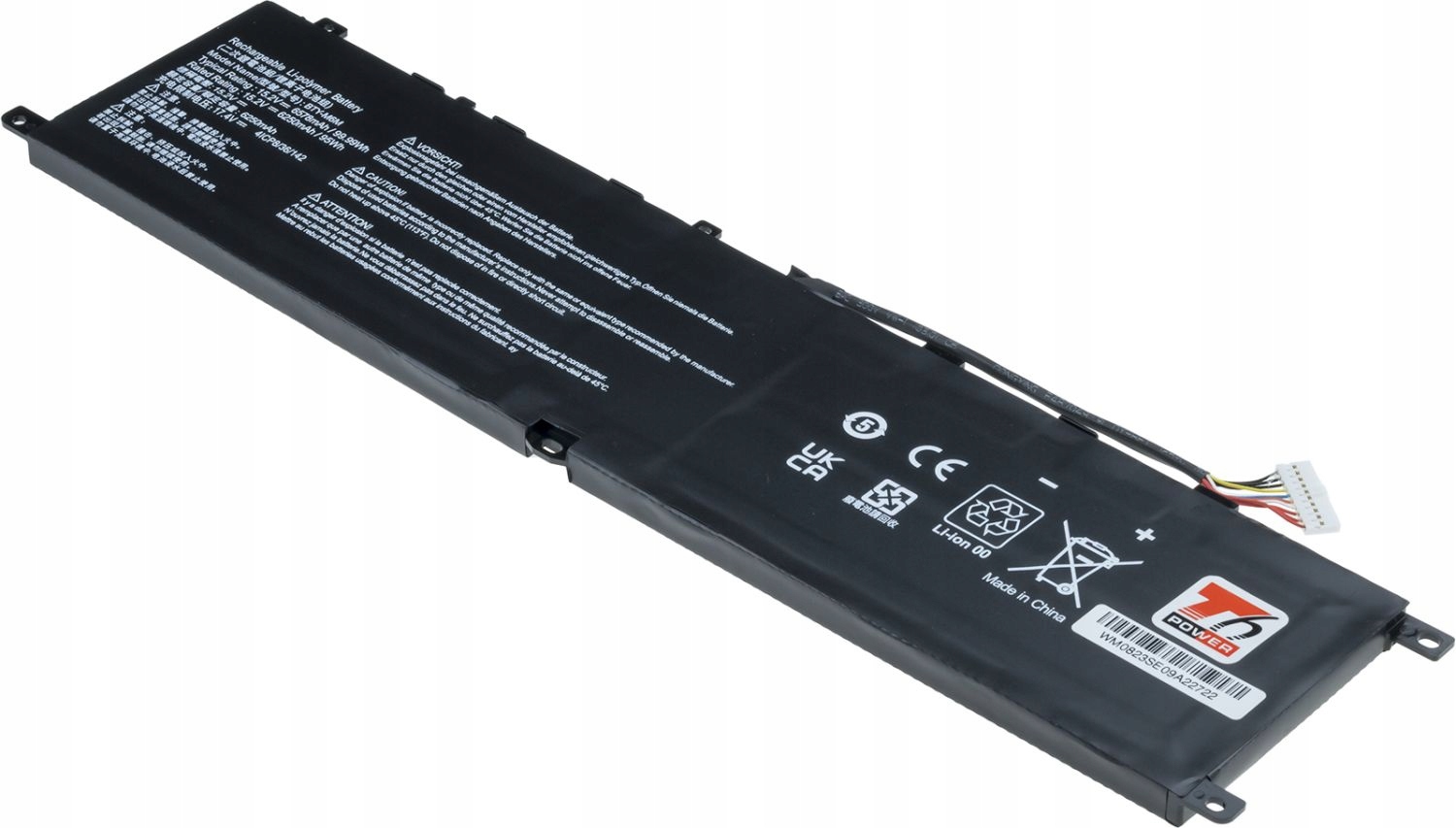 Baterie T6 Power pro notebook Msi S9N-0D4L202-AQ2