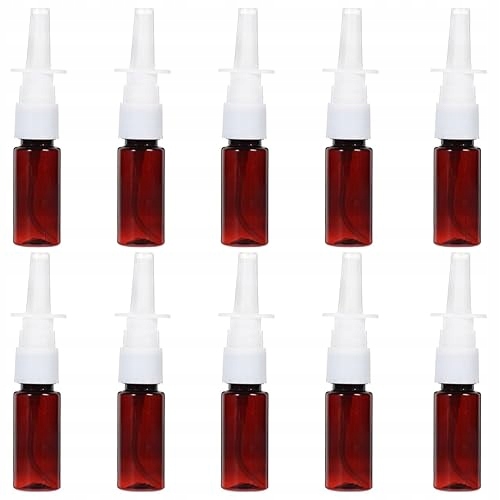 Lahvičky Rozprašovač 15 ML Hnědé Pet Set 10 Kusů Cestování domů dárek