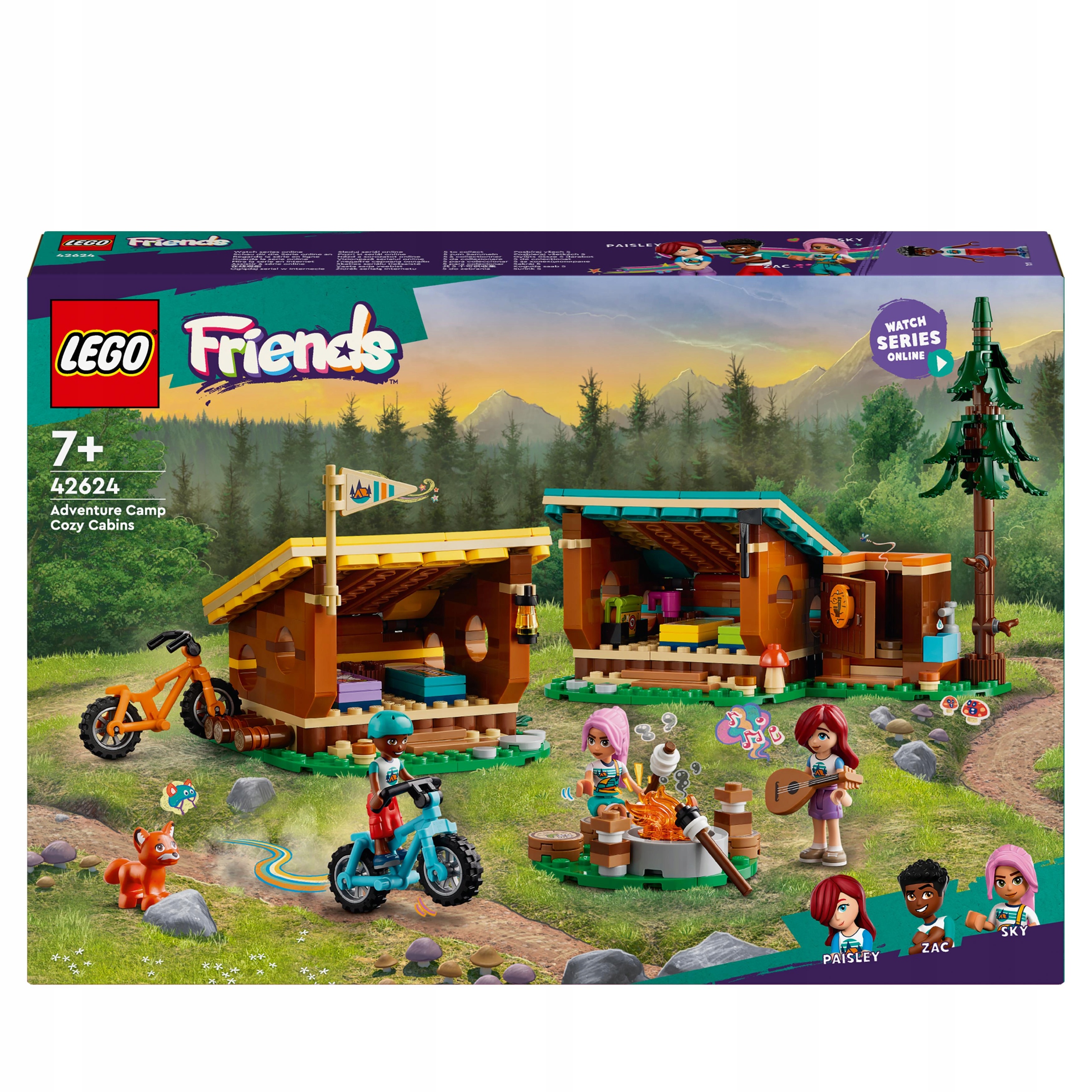stavebnice Lego Friends 42624 Útulné domky na letním táboře
