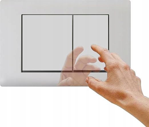 Tlačítko pro splachování toalety, 243 × 163 mm Mendorio chromované