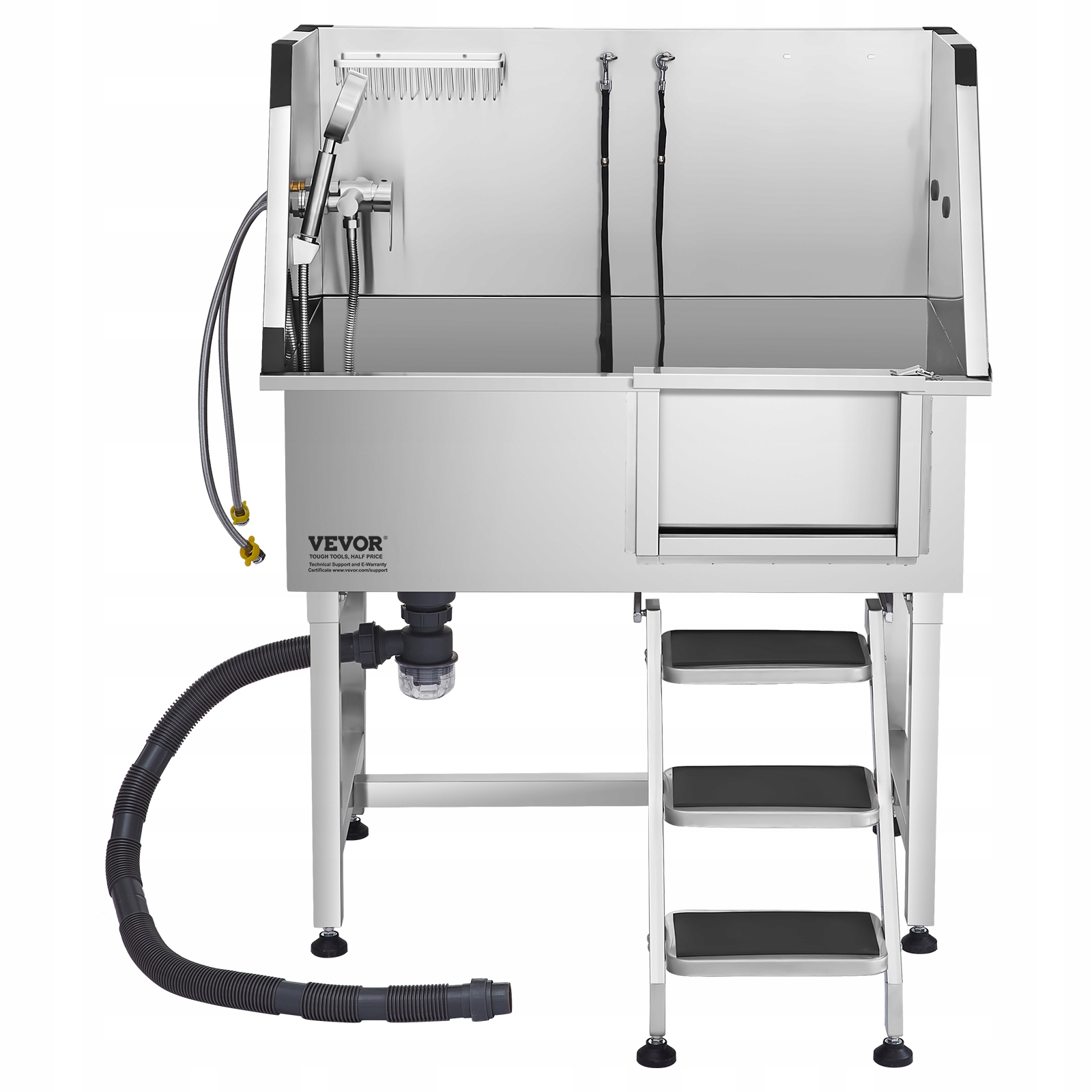 Levně Vevor Profesionální Stanice Na Mytí Psů Z Nerezové Oceli Vana