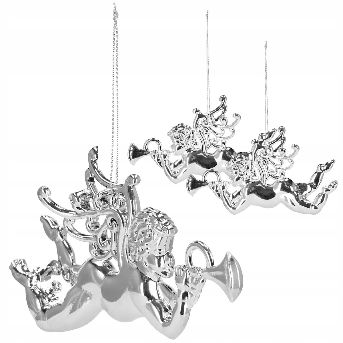 

Aniołek Zawieszki Bombki Na Choinkę 12cm 2szt