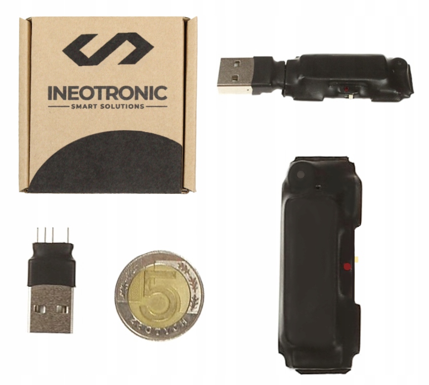 MINI DYKTAFON SZPIEGOWSKI PROFESJONALNY PODSŁUCH PENDRIVE 2w1 UNIKALNY PORT