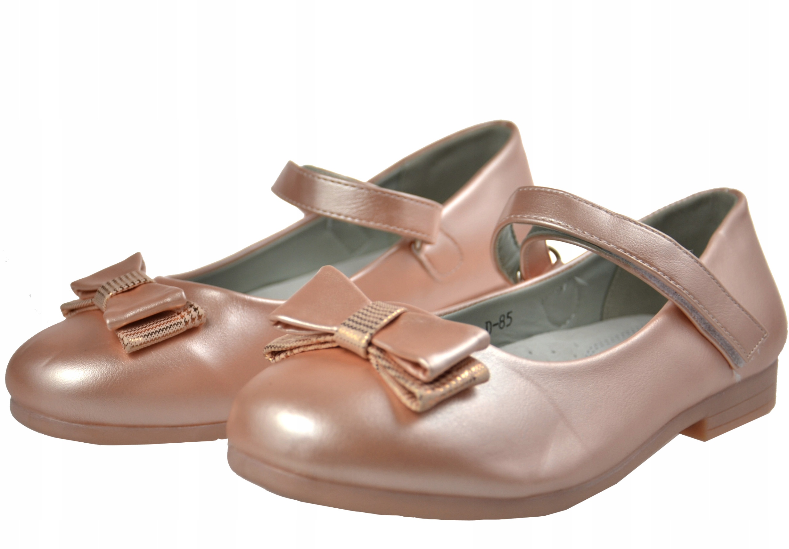 Skóra Kokarda PANTOFELKI Wyprofil SKÓRA Różowe r34 Marka Inna marka