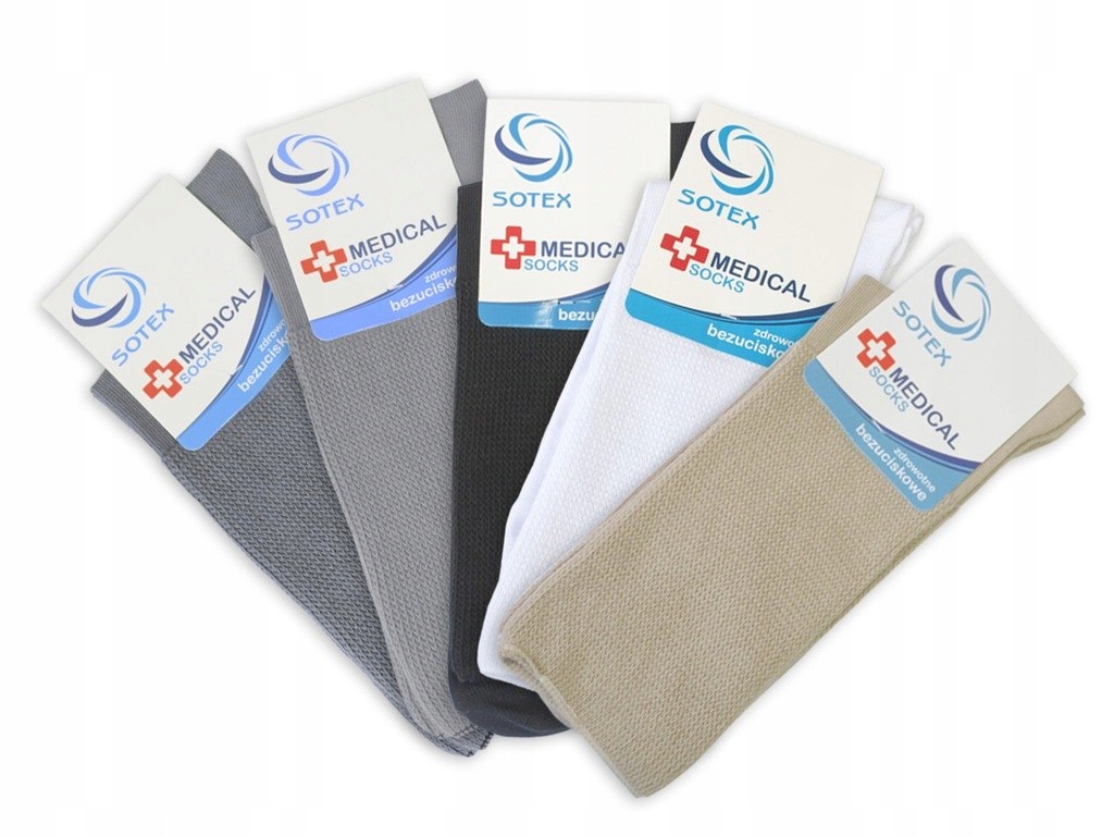 

Skarpety Bezuciskowe Medyczne Sotex Medical 39 40