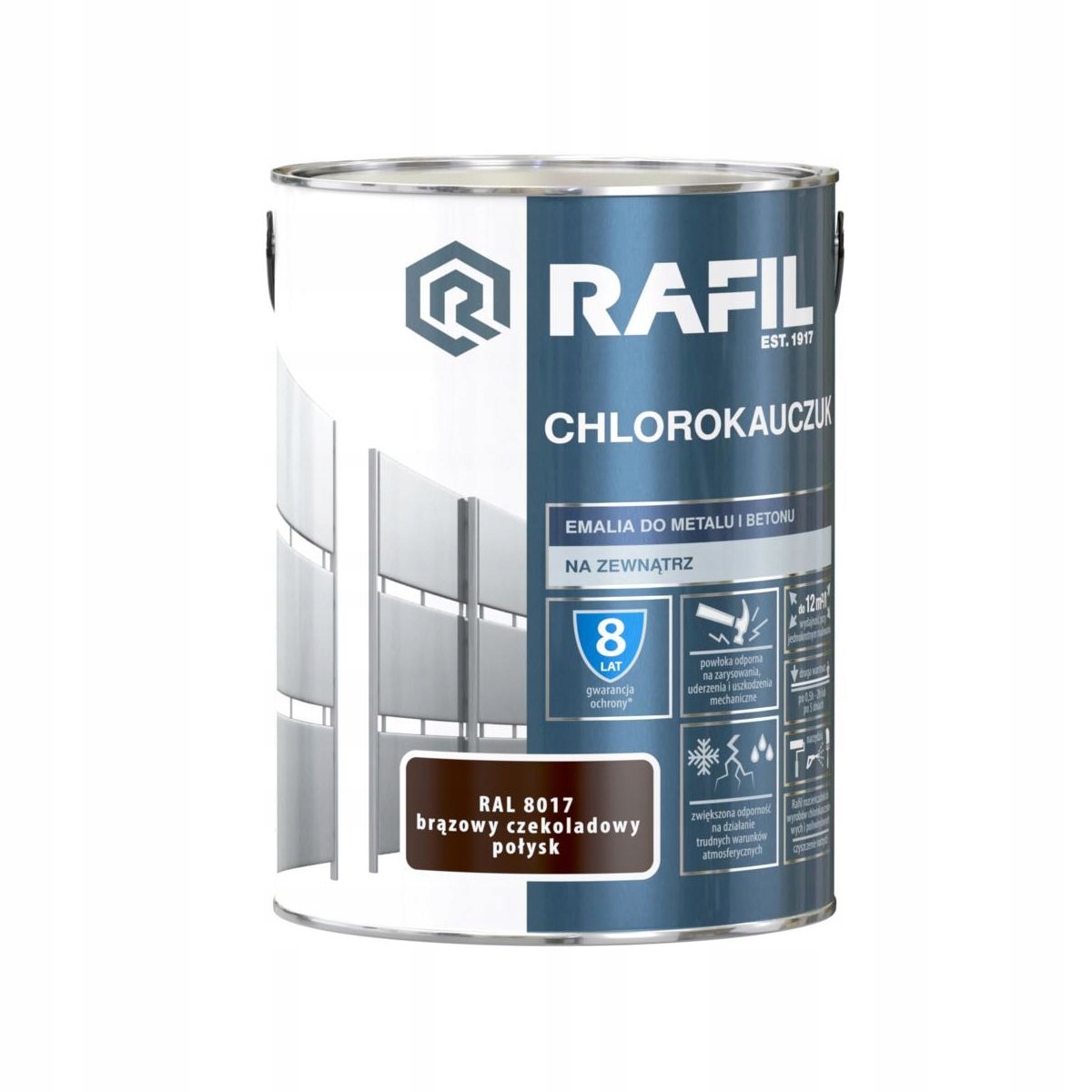 Chlorokaučuk Hnedý Čokoládový Ral 8017 5 L Rafil