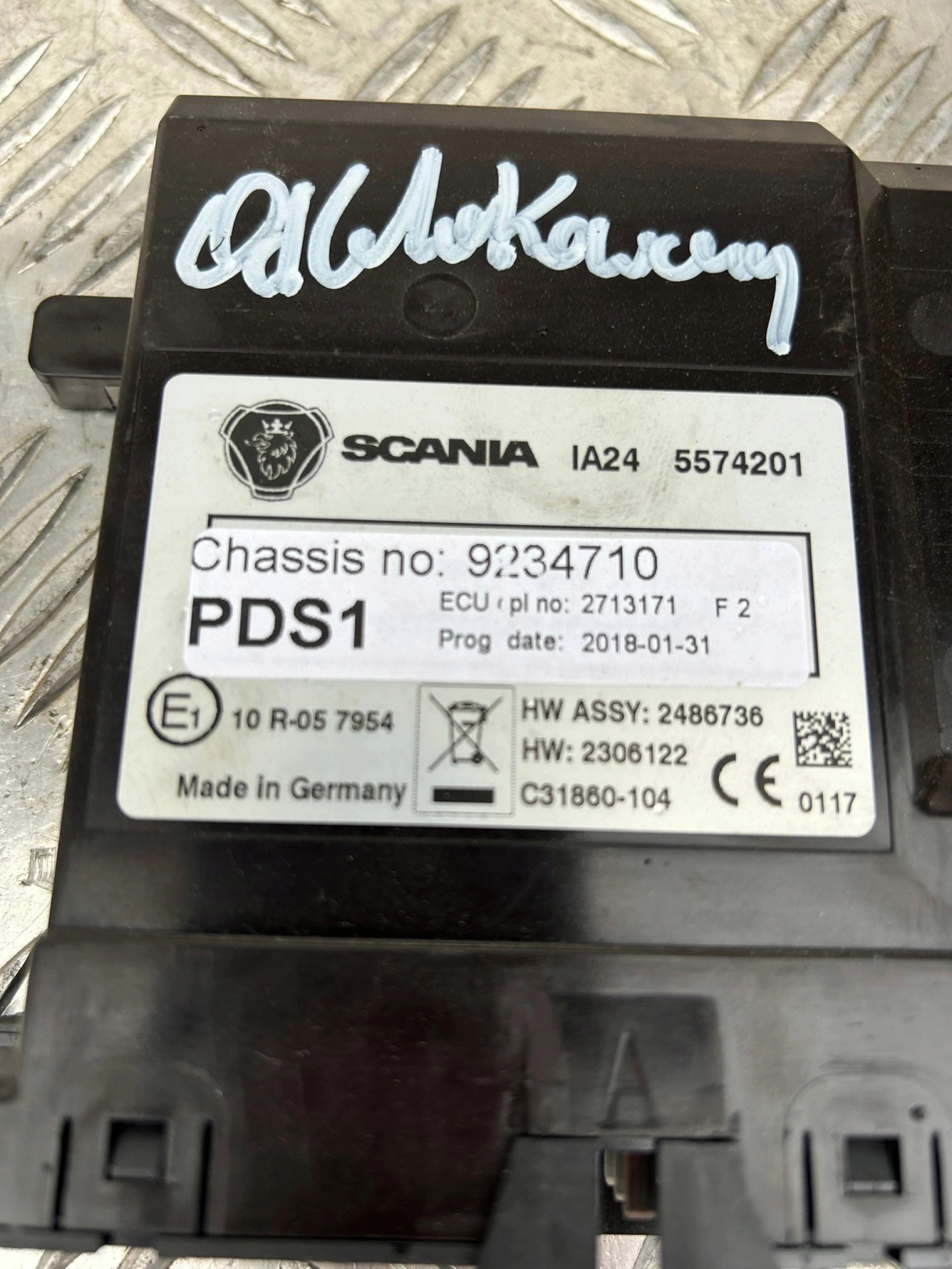 STEROWNIK MODUŁ DRZWI PDS1 SCANIA NTG PRAWA STRONA Stan opakowania brak opakowania