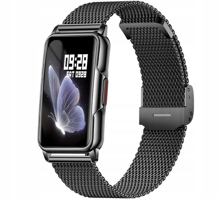 Chytré Hodinky Rubicon RNCF04 černá síťovina