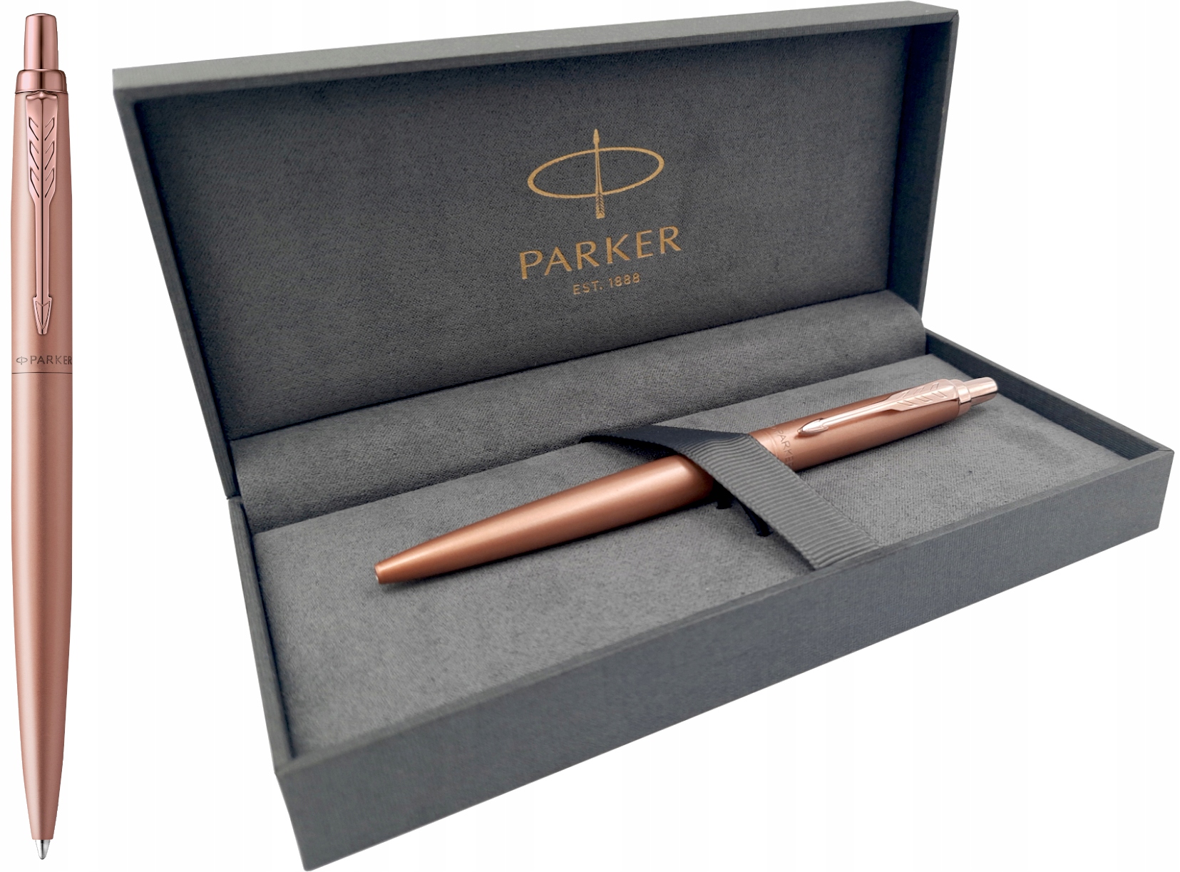 Długopis Parker Jotter XL Pink Monochrome Różowe Gift Box i Torebka