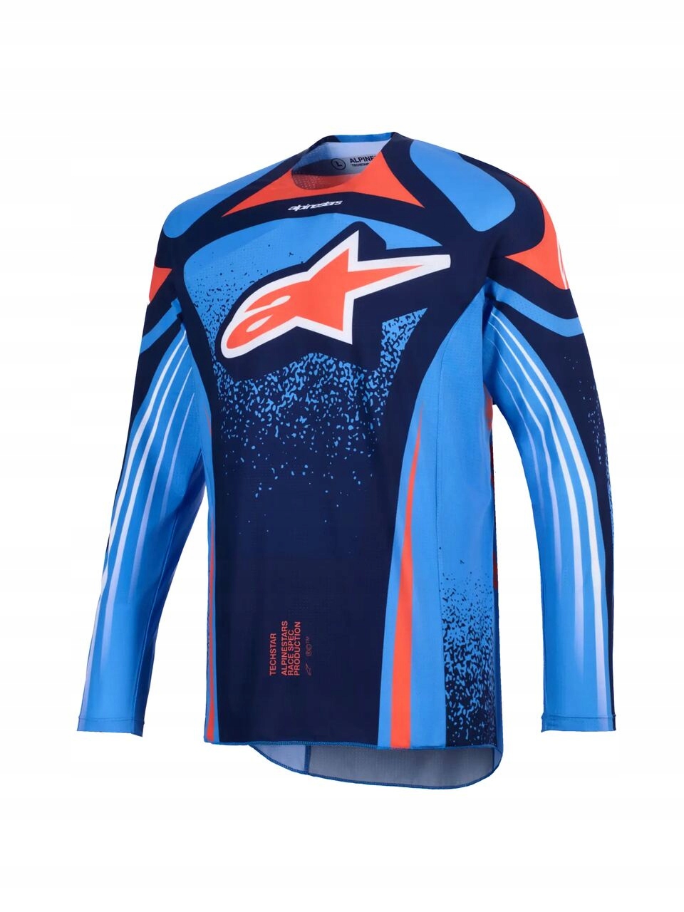 Mikina Alpinestars Techstar Nomur navy/orange/blue L