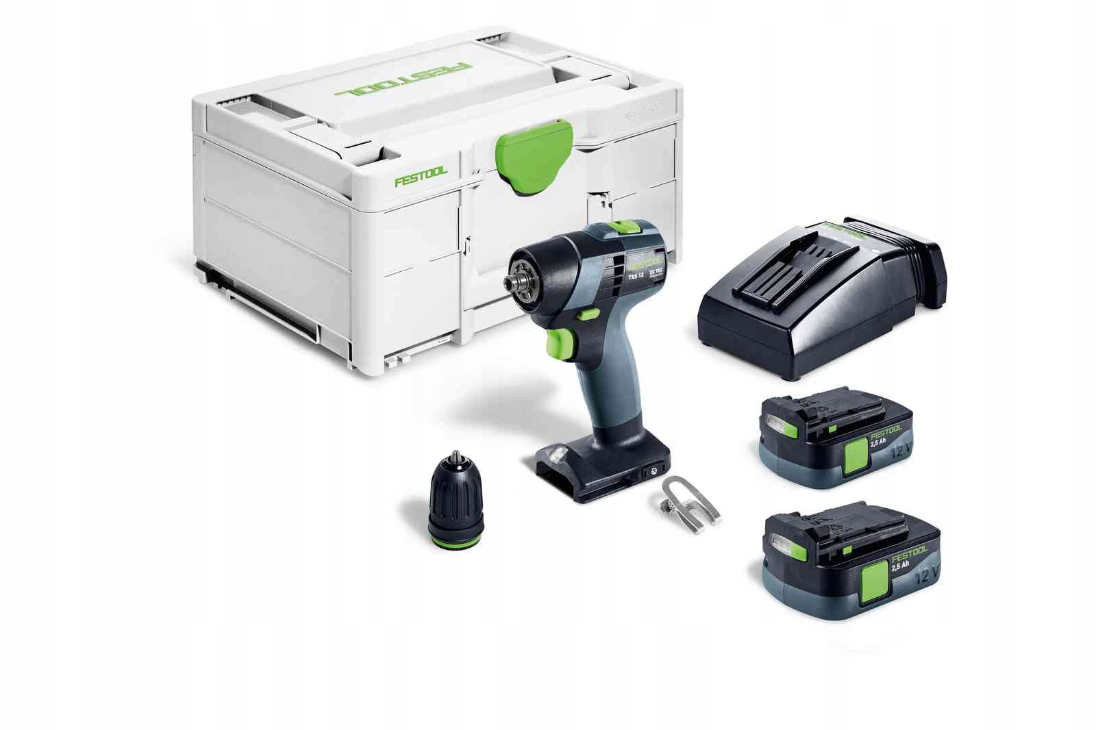 Akumulatorowa wiertarko-wkrętarka Festool Txs 12 2,5-Plus