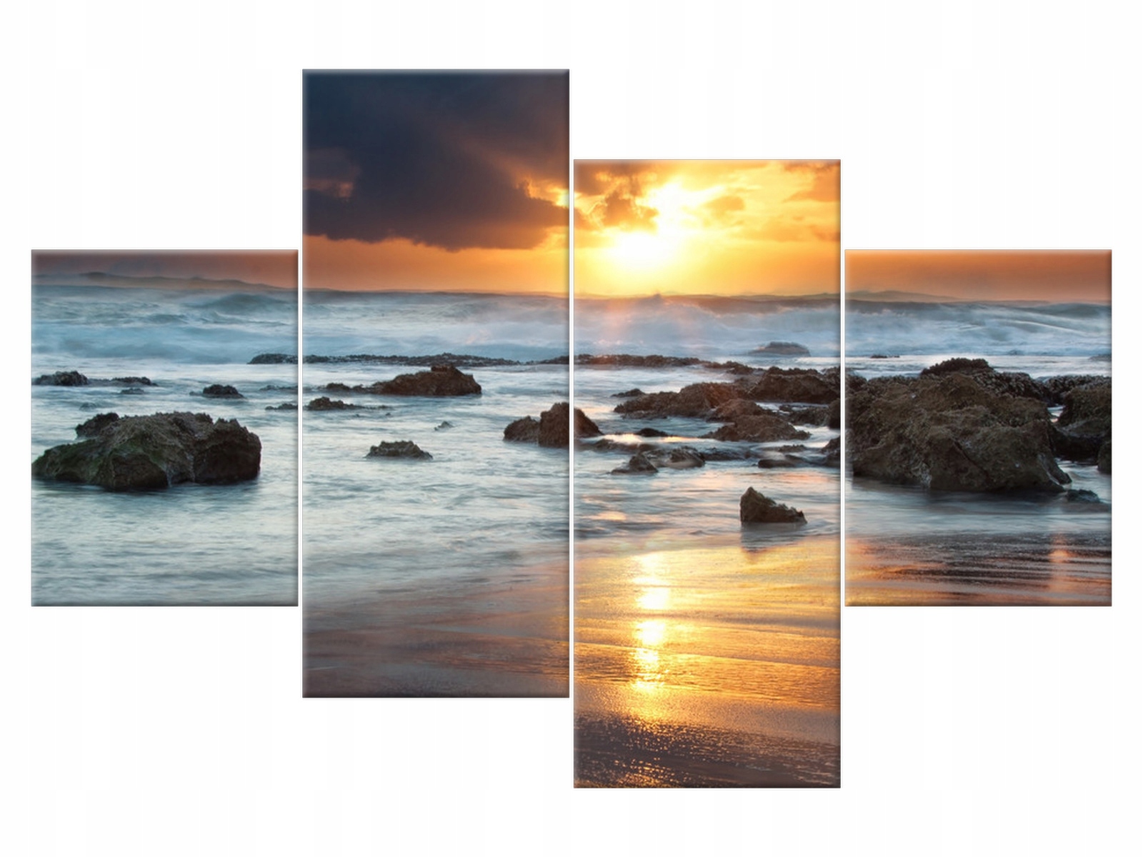 

Obraz Wschód słońca nad oceanem 120x80 Pejzaż