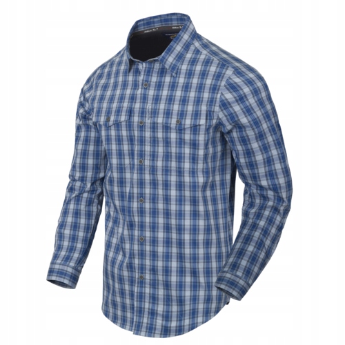 Pánská košile Helikon Covert Concealed Carry Ozark Blue Plaid vel. Xs