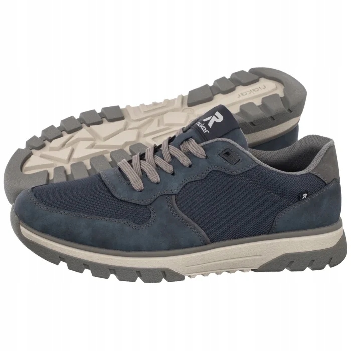 Pánské tenisky Polobotky Rieker Tmavě modré B9302-14 Blue