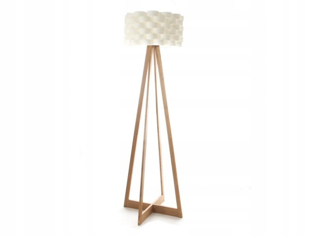 Stojacia lampa výška 150 cm, biela farba