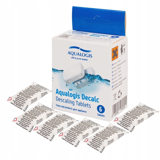 

Odkamieniacz w tabletkach 6 szt Aqualogis Decalc