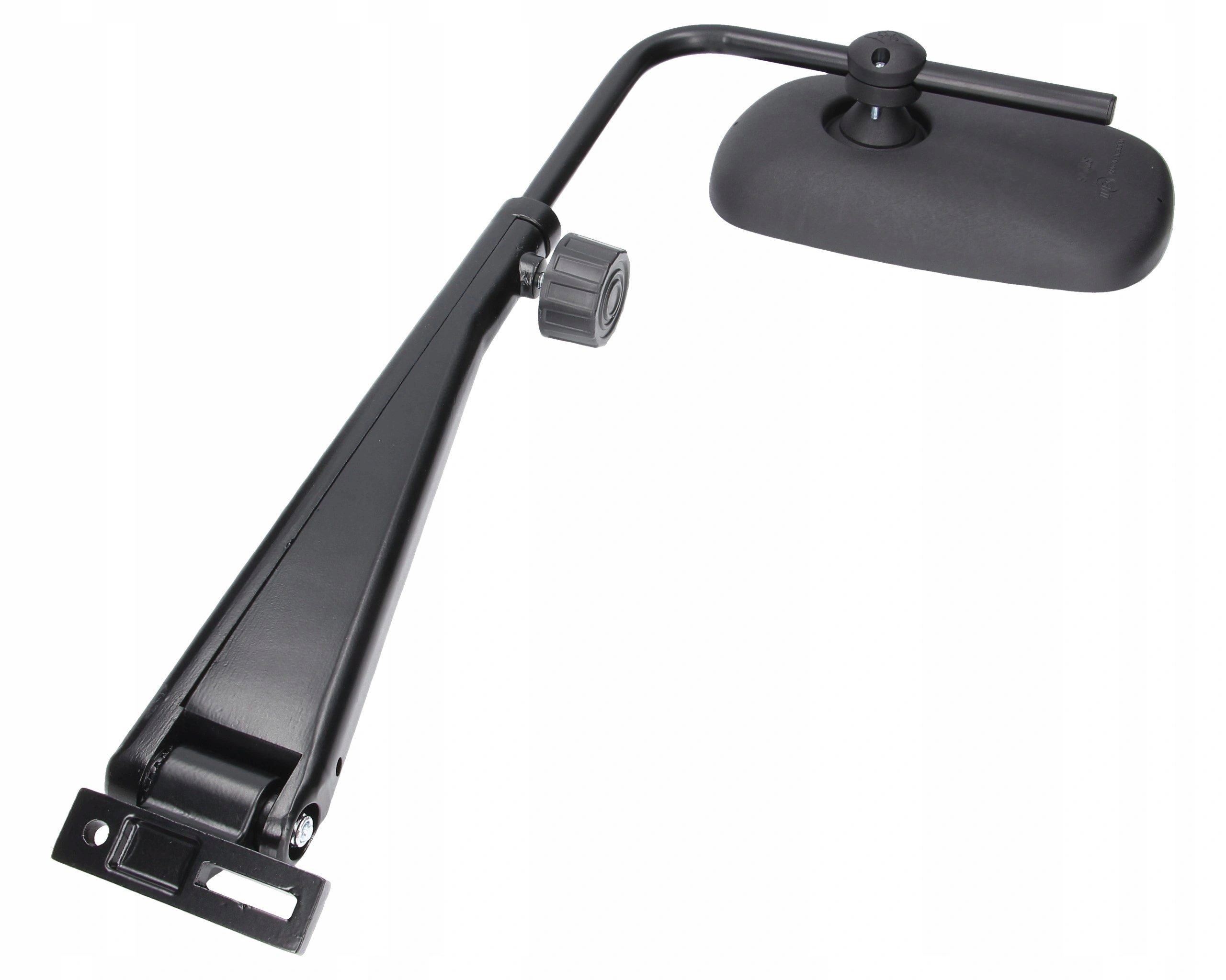 zrcátko s ramenem, úchytem pro levý traktor, bagr, nakladač 260x155 mm