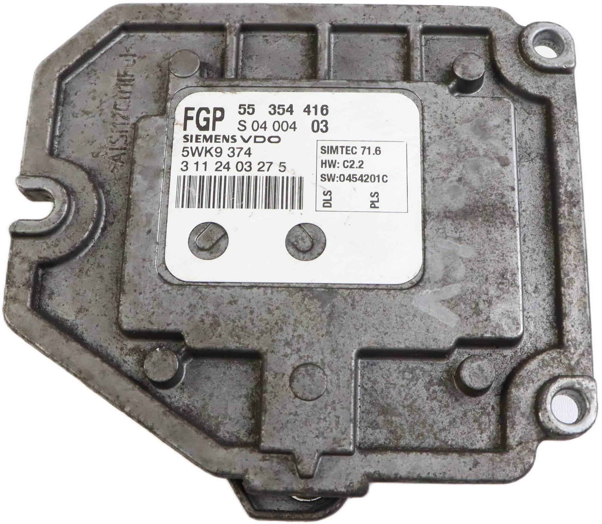 OPEL VECTRA C computer control unit of the engine ECU 1.8 16V 55354416