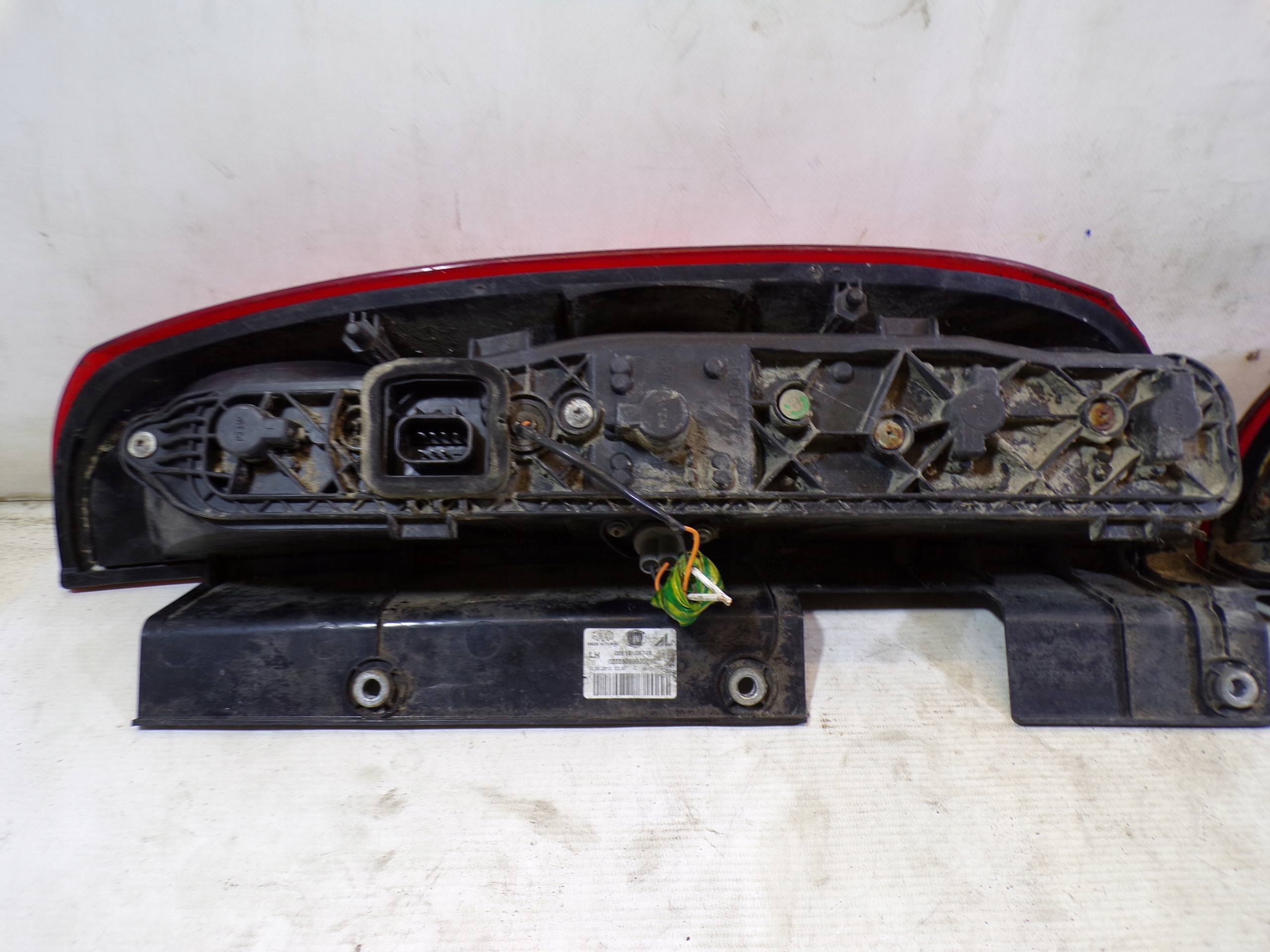 lights rear. rear part left right FIAT DOBLO 2 II