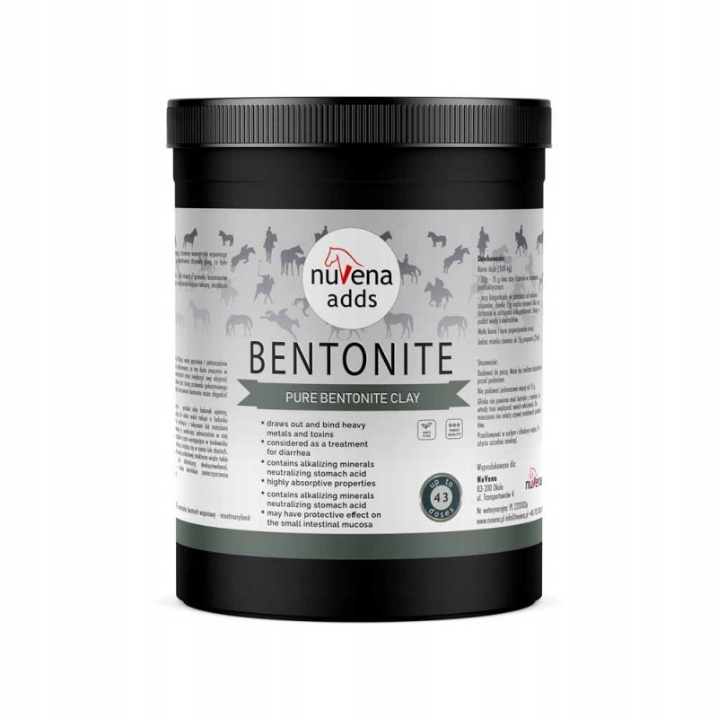NuVena Bentonit dla koni 1300g