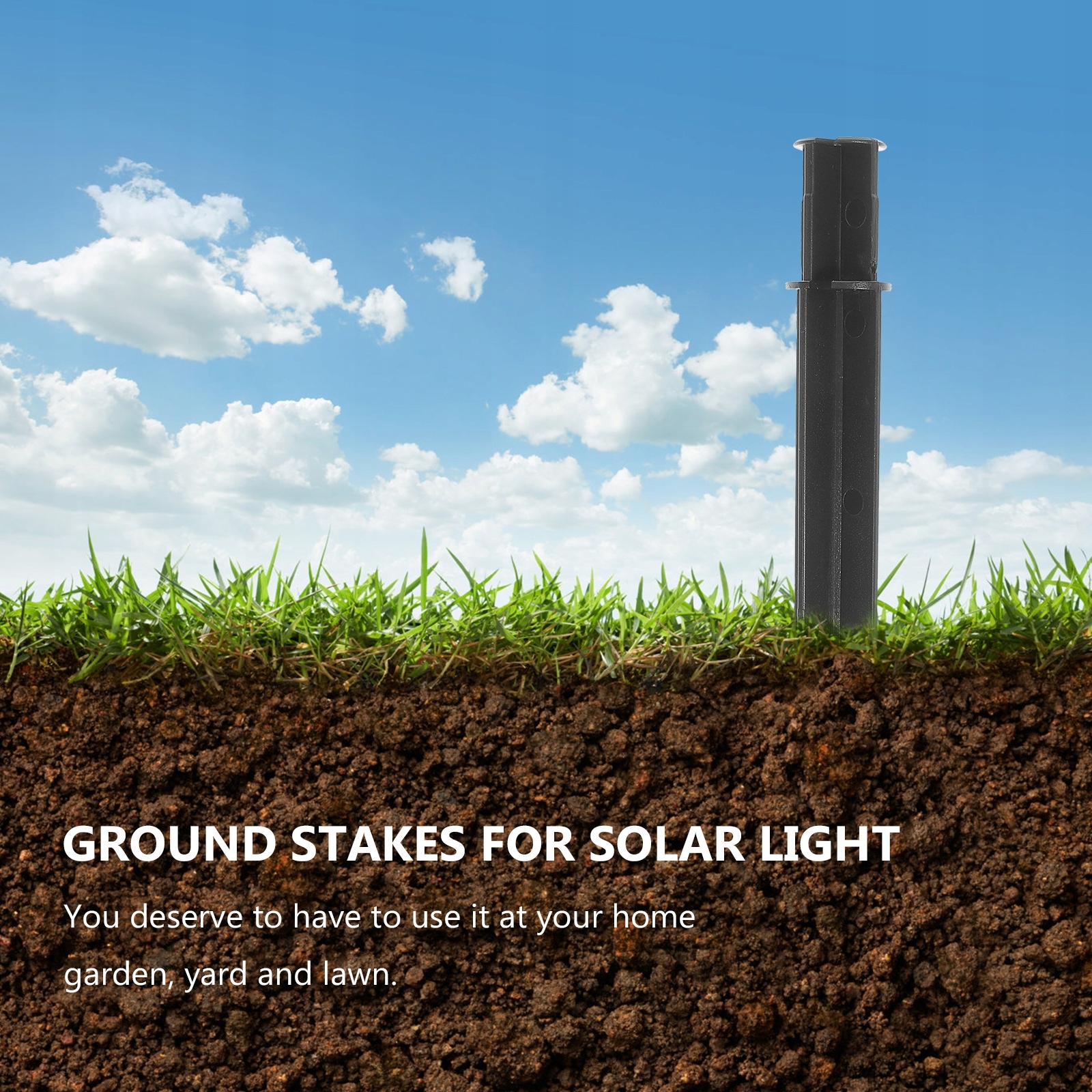 Lampy Solarne Stożek Uziemienia Torch Light S Długość 1 cm