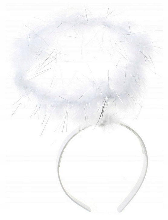 Aureola + Skrzydła Anioła Aniołka z PIÓR jasełka 30x42cm Marka Gacek