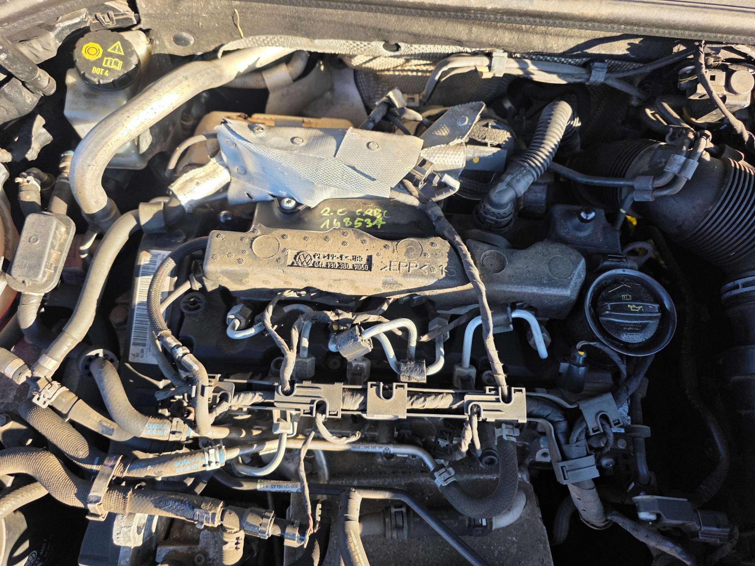 engine complete AUDI VW SEAT SKODA 2.0 TDI CRB CRBC 148537 KM original !!!