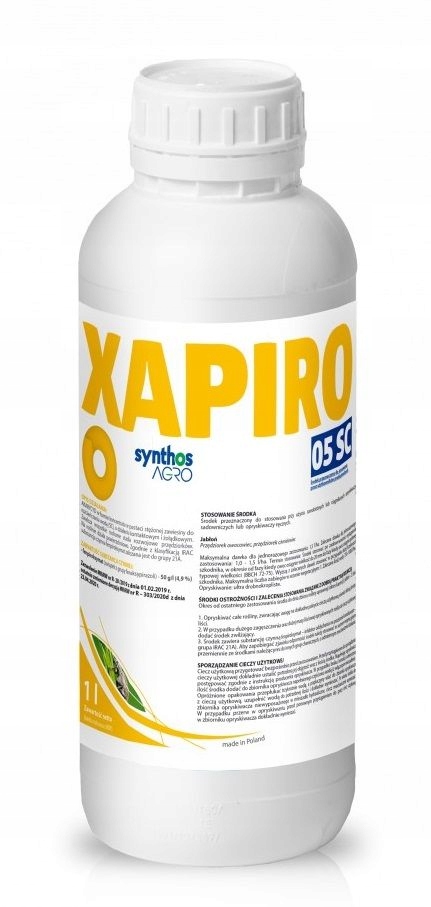 

Xapiro 05 Sc 1L akarycyd środek Na Przędziorki