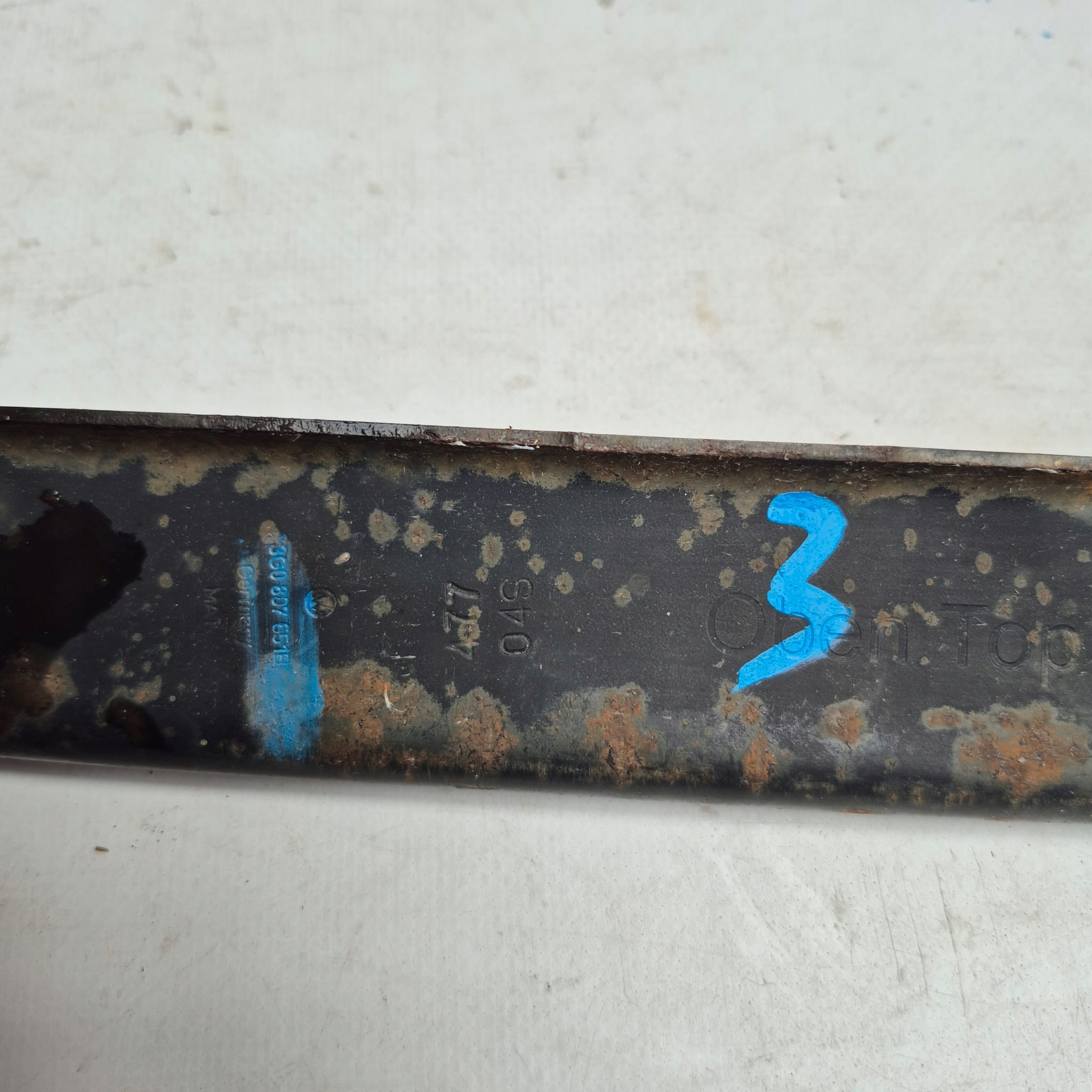 VW PASSAT B8 14-19 bumper support front front lower 3G0807651B