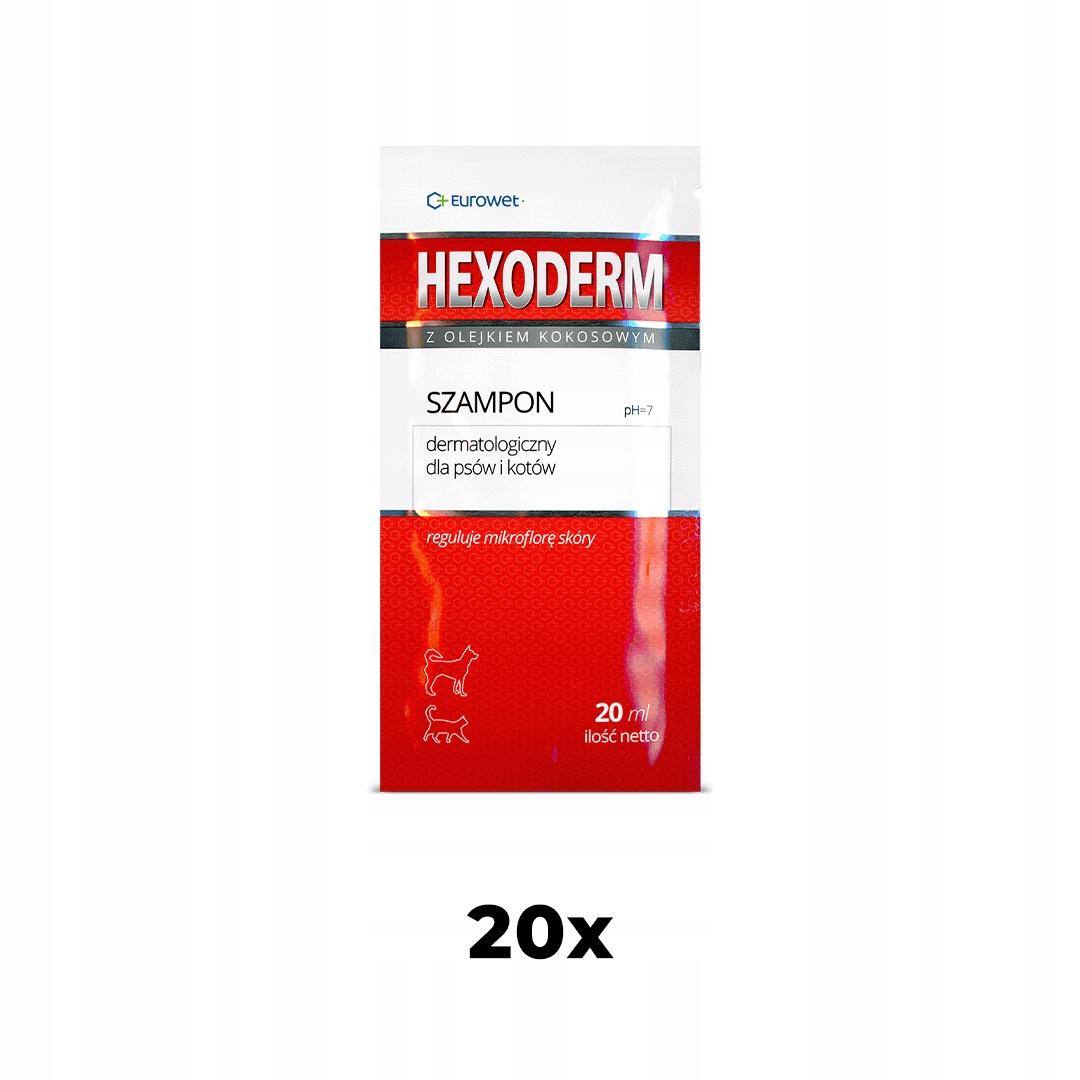 Levně Hexoderm šampon sáčky 20 x 20 ml Eurowet