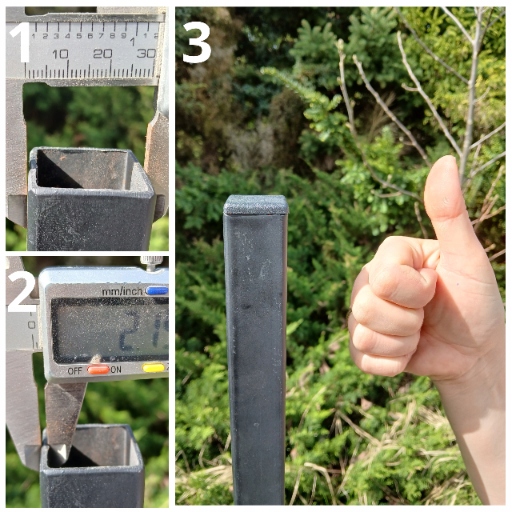 Zaślepka wewnętrzna na profil słupek daszek 20x20 100SZT ZIELONA Średnica/szerokość 20 mm