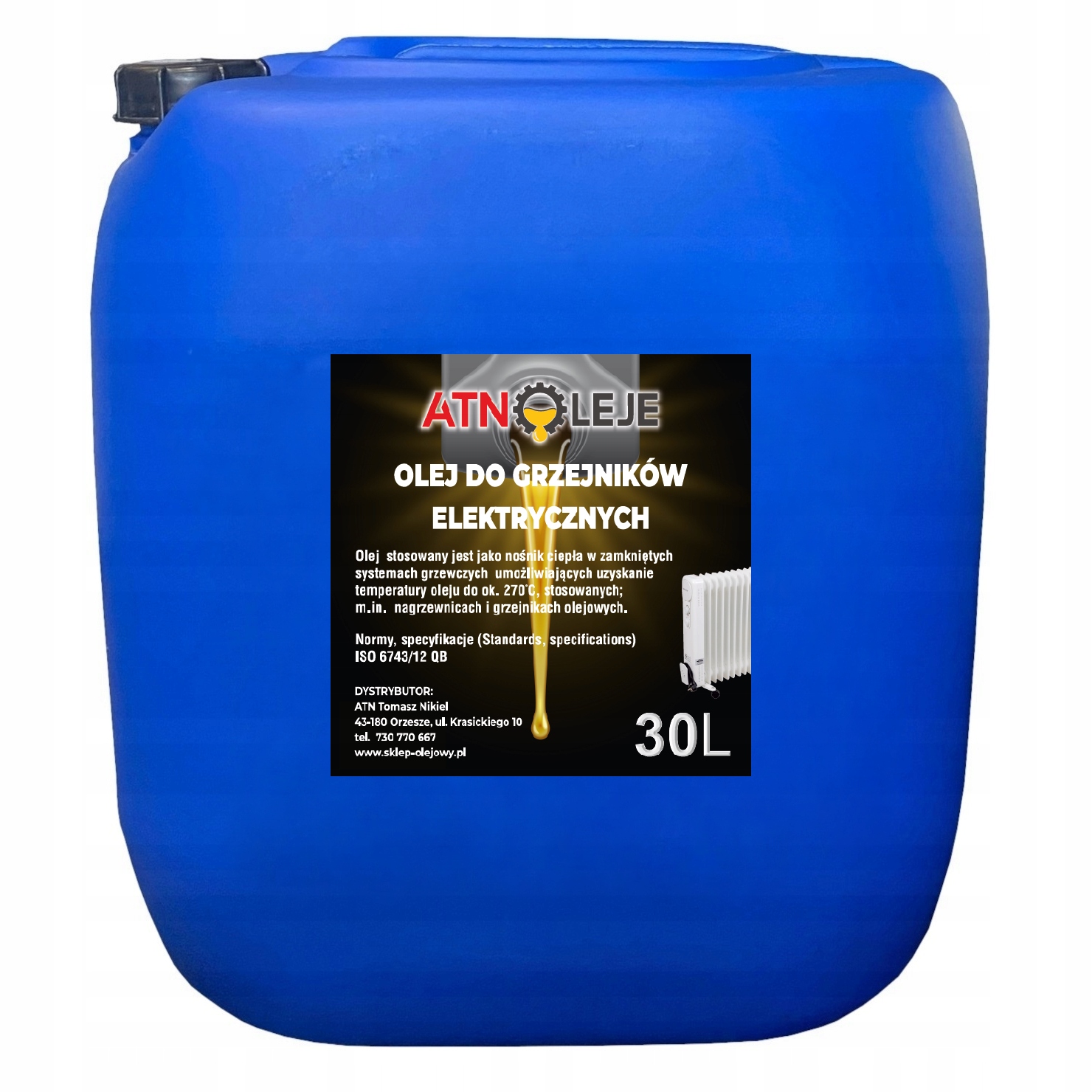 OLEJ DO GRZEJNIKÓW ELEKTRYCZNYCH 30L