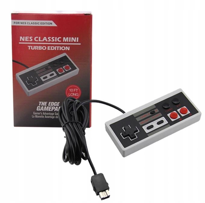 Pad gamepad ovladač pro konzoli Nintendo Nes Classic Edition Mini/Wii 3 m