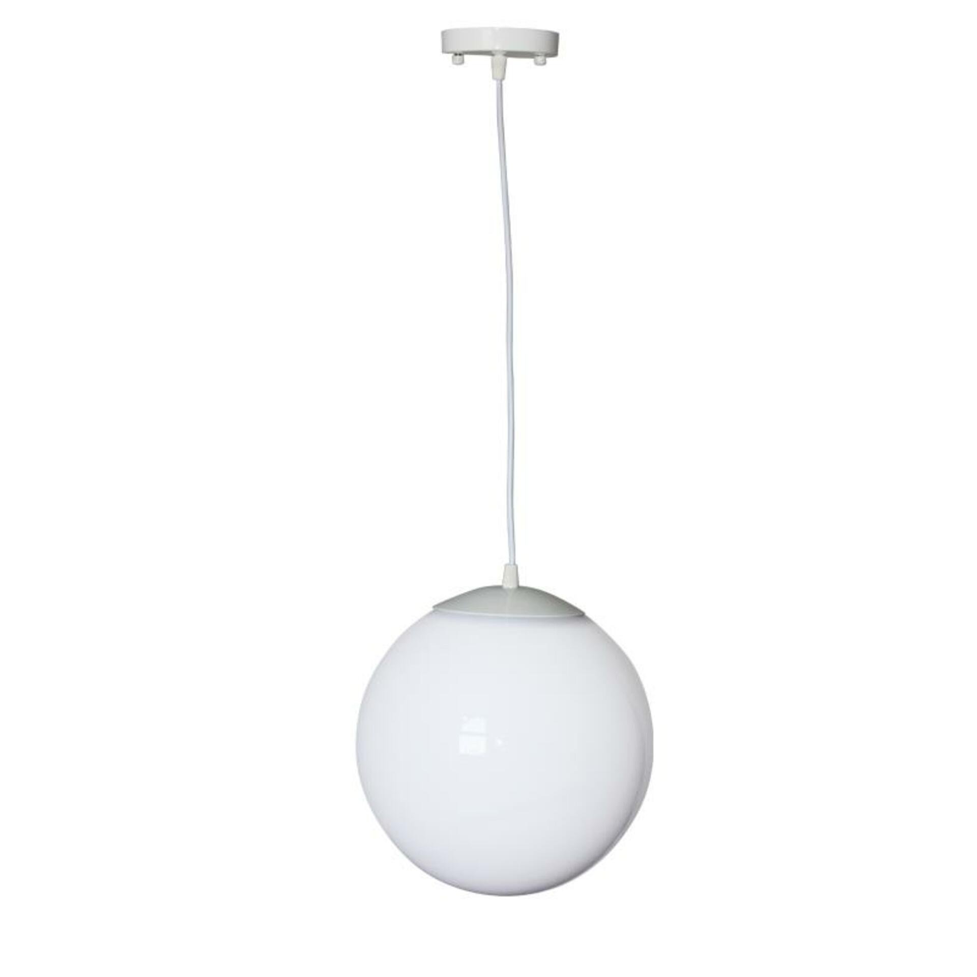 Aca Lighting venkovní závěsné svítidlo D250 Pmm opálová bílá AC.18250KOP