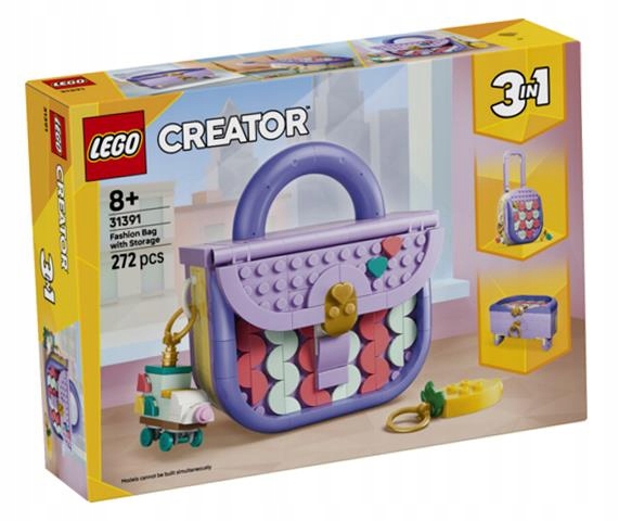Lego (r) Creator 31391 Módní Kabelka S Úložným Prostorem