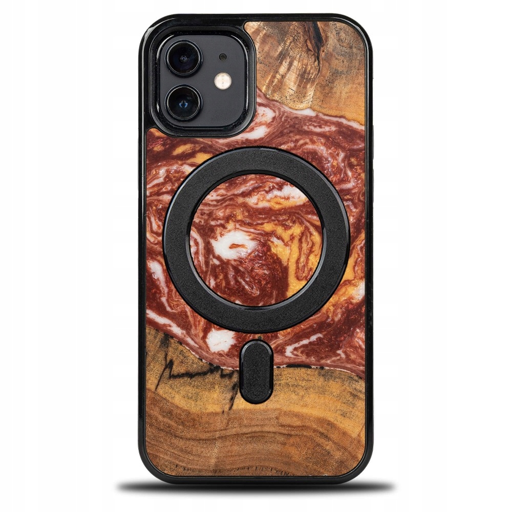 Pouzdro Bewood Unikátní pro iPhone 12 12 Pro Planety Mars s MagSafe