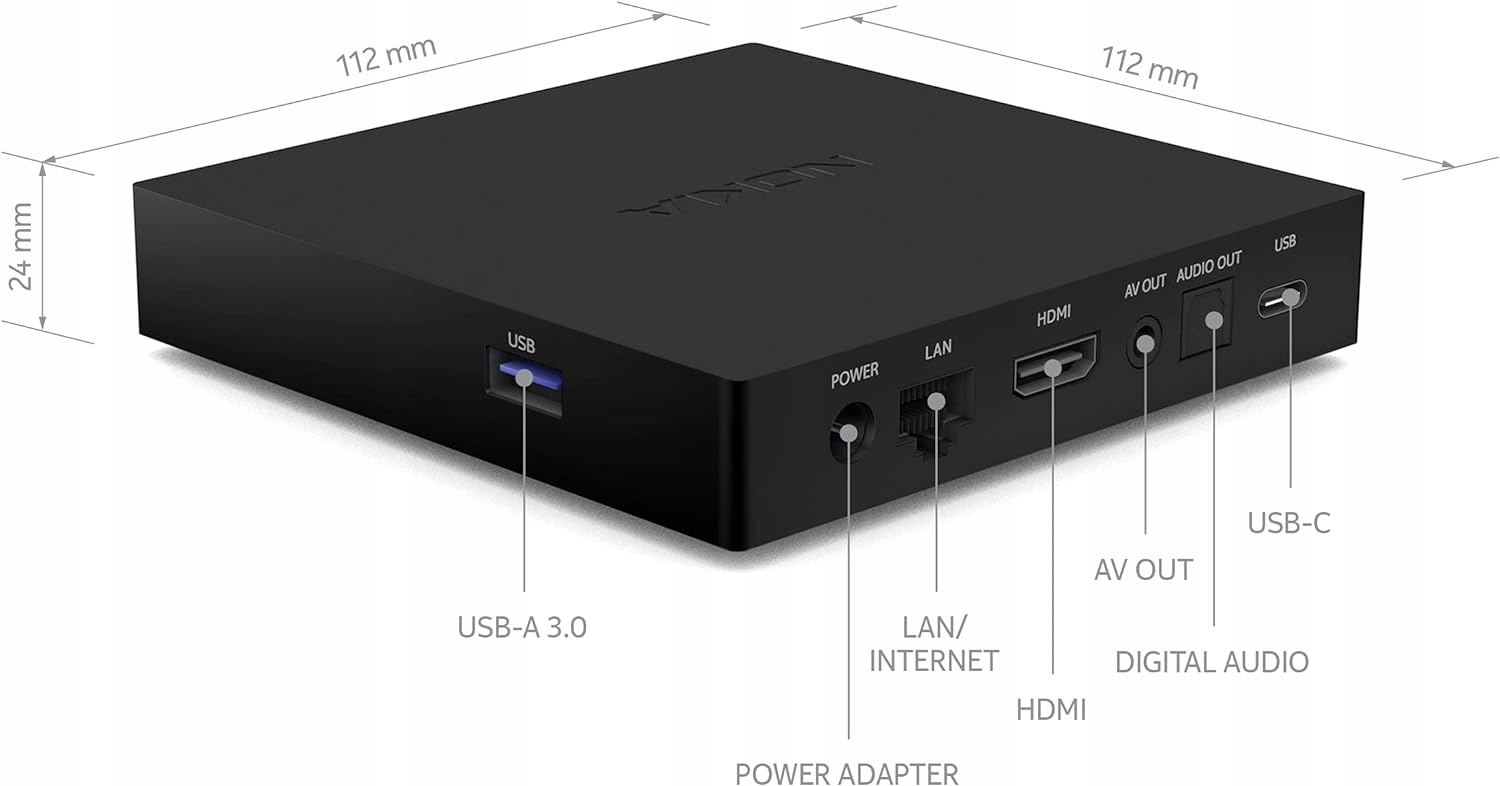 NOKIA BOX 8010 ODTWARZACZ MULTIMEDIALNY 4K ANDROID TV HDMI PILOT CHROMECAST EAN (GTIN) 9120106660371