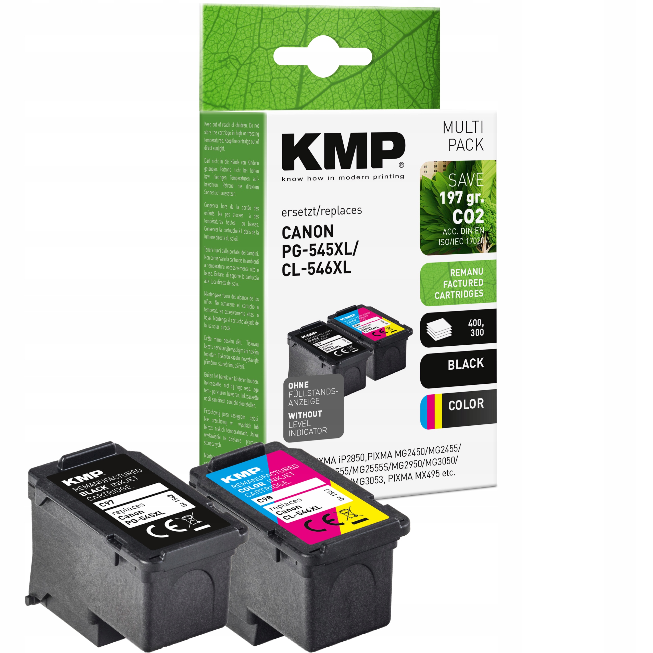 Tusz do Canon PG-545 XL czarny CL-546 XL kolor zestaw