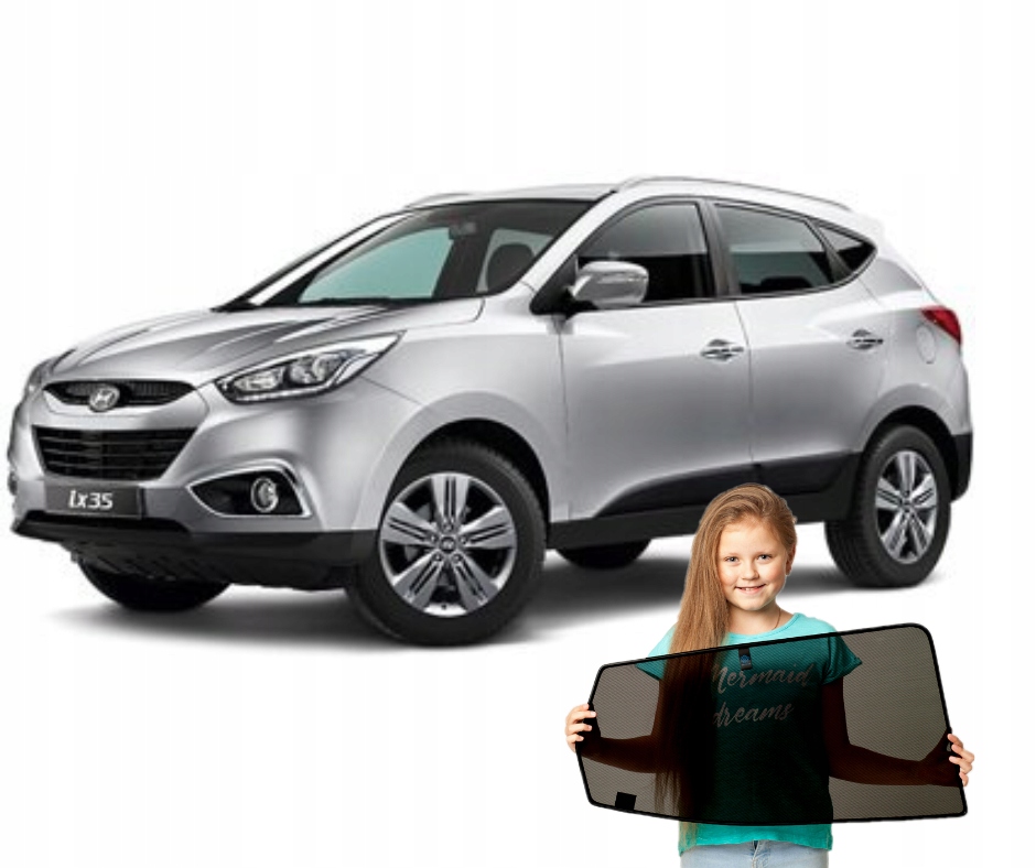 Záclony Rolety Kryty určené na magnety pre Hyundai IX35 I 1 09-15