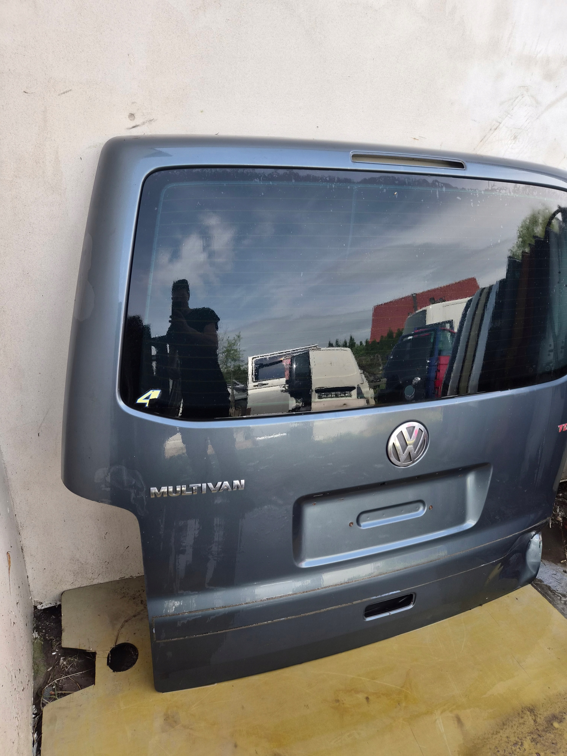 trunk door cover boot rear part VW T5 T5 LIFT grey