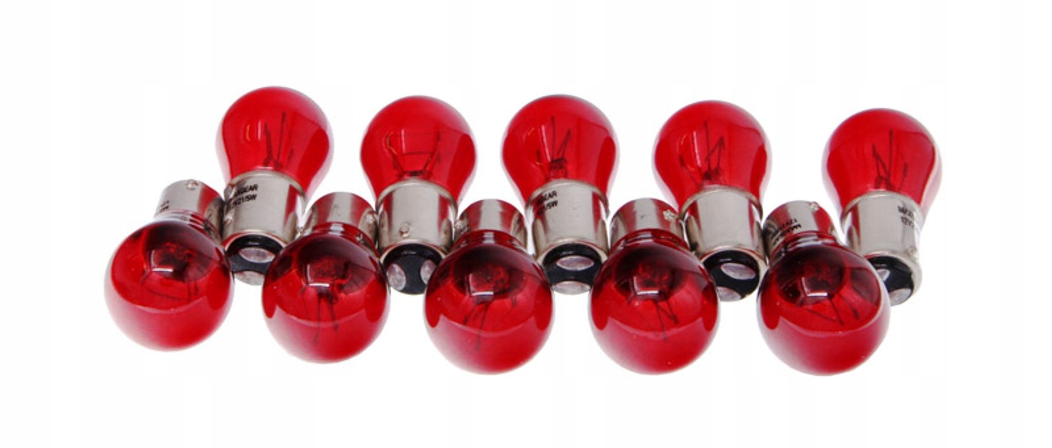 78-0152SET Żarówka PR21/5W 12V/21/5W BAW15D Czerwona Kpl 10SZT