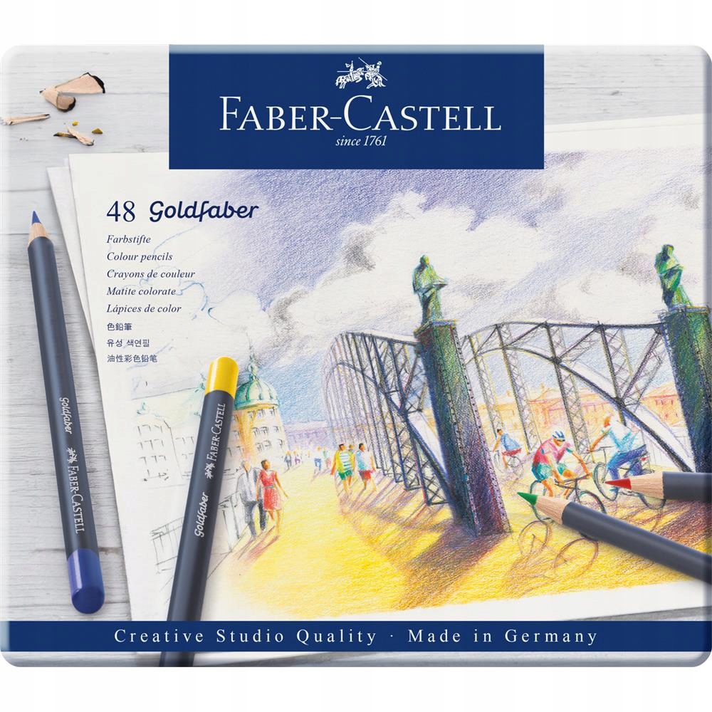Kredki ołówkowe Faber Castell Gold 48kol op.metal.