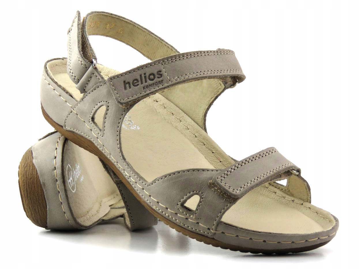 

Sandały Damskie Helios 205 Regulowane Na Rzepy Pl