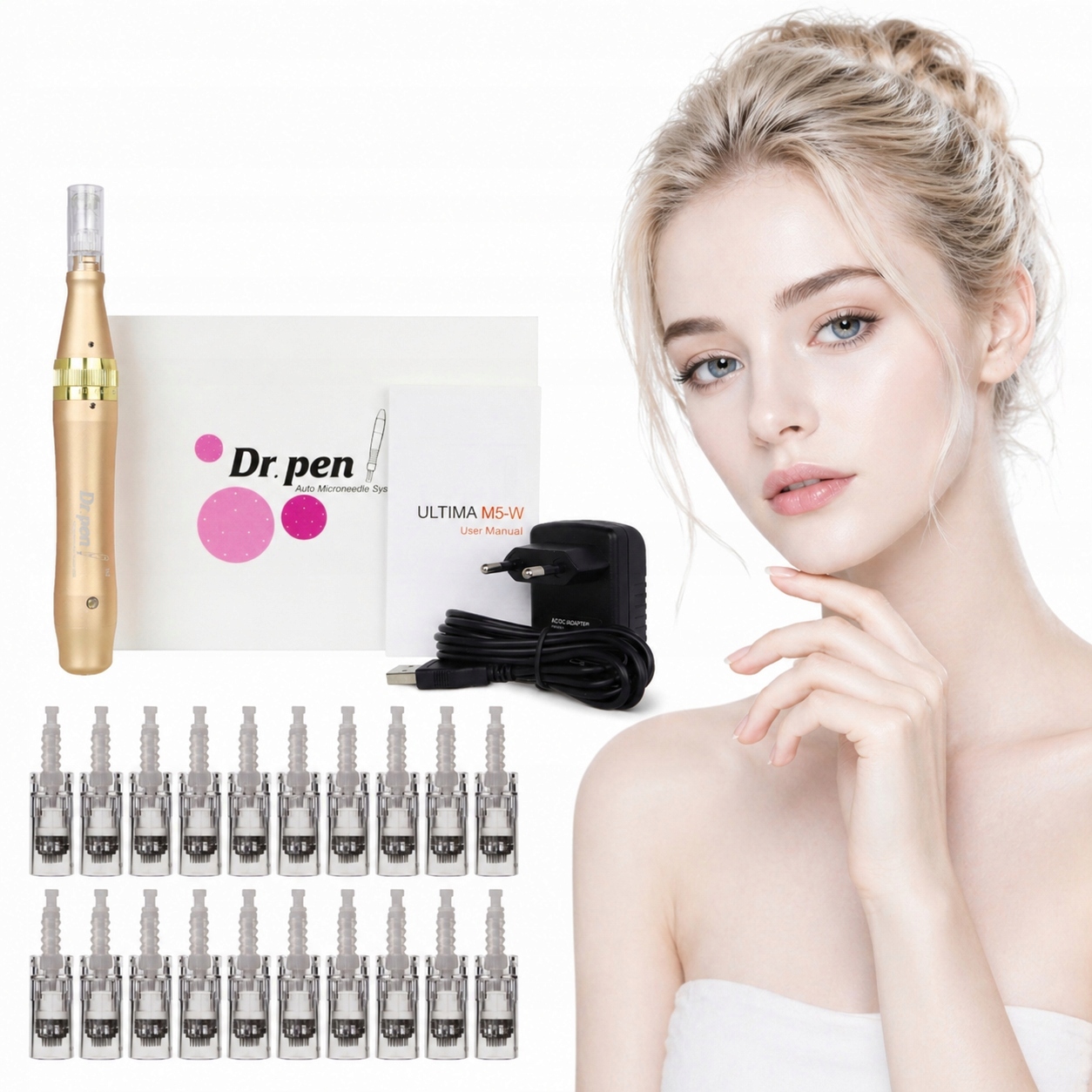 Dr Pen Ultima M5-W Dermapen Bezdrátový 20 kazet Bonus