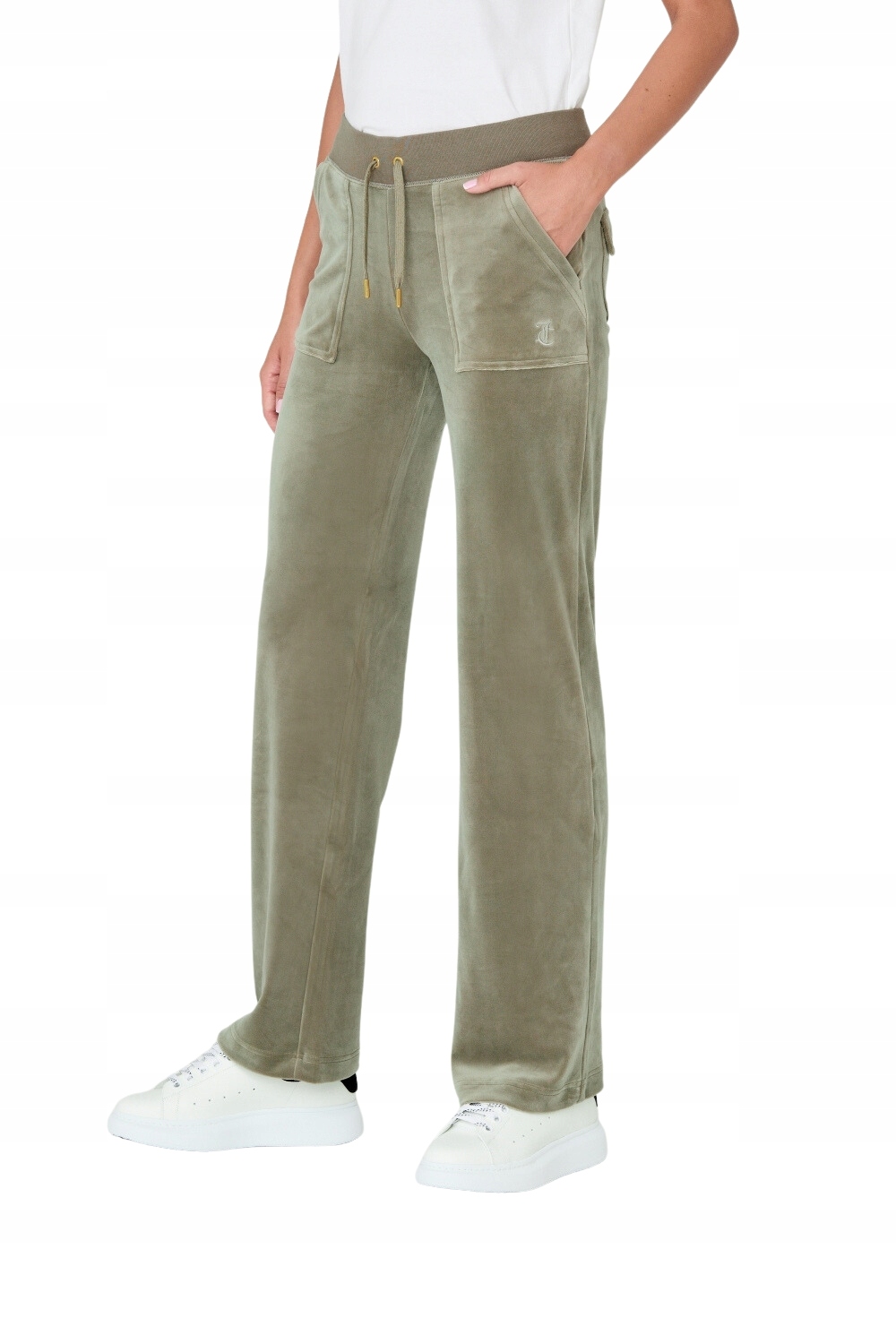 Juicy Couture Zelené kalhoty Del Ray S
